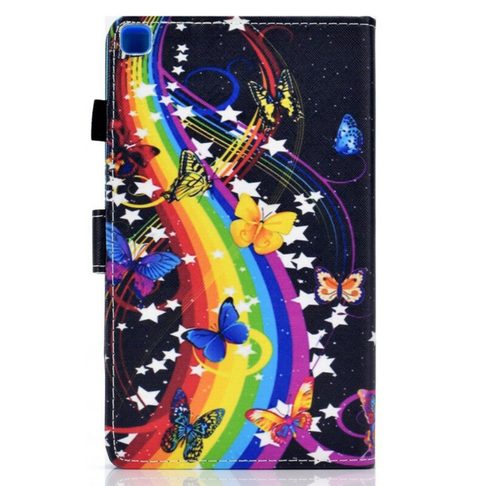 Folio-hoesje voor Samsung Galaxy Tab A7 Lite Regenboogvlinders