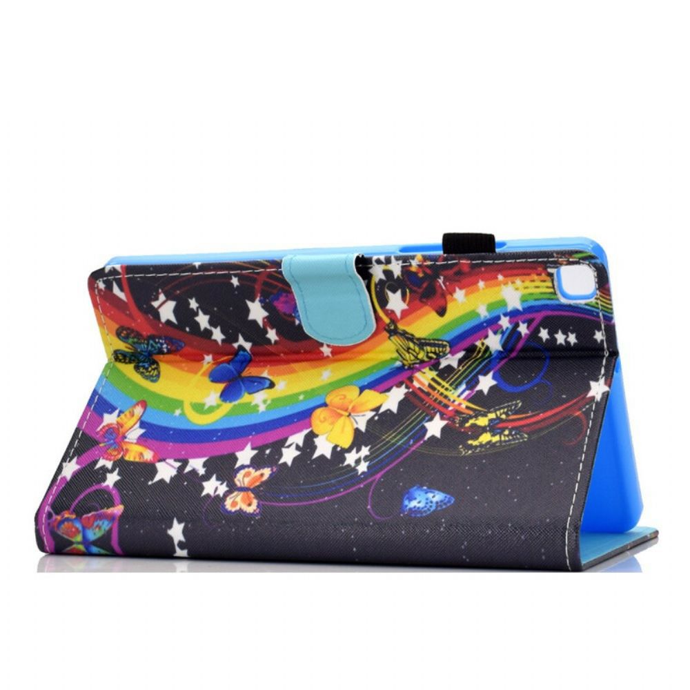 Folio-hoesje voor Samsung Galaxy Tab A7 Lite Regenboogvlinders