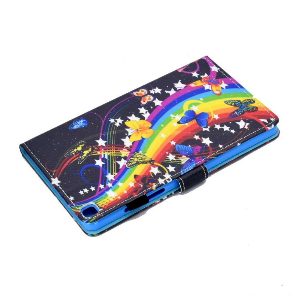 Folio-hoesje voor Samsung Galaxy Tab A7 Lite Regenboogvlinders