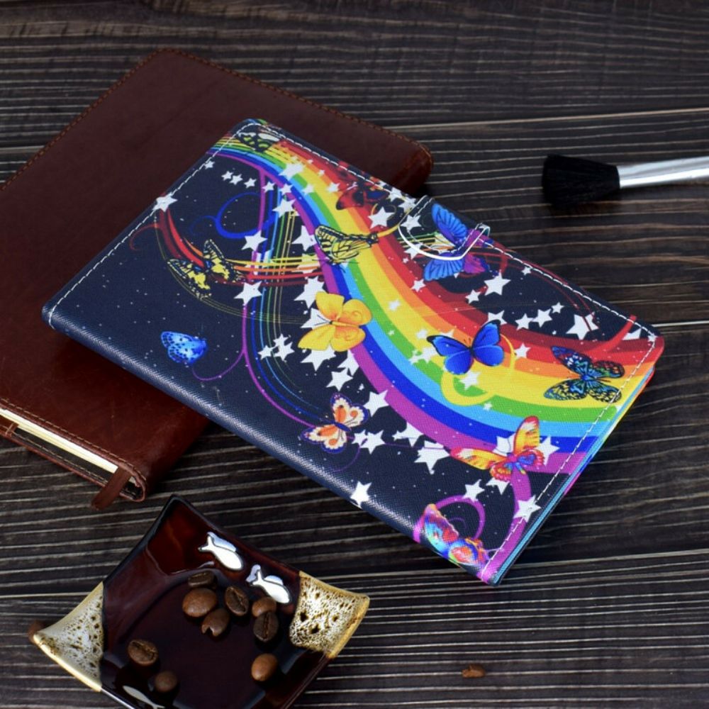 Folio-hoesje voor Samsung Galaxy Tab A7 Lite Regenboogvlinders