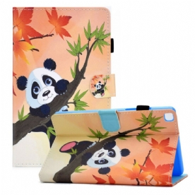 Folio-hoesje voor Samsung Galaxy Tab A7 Lite Schattige Panda