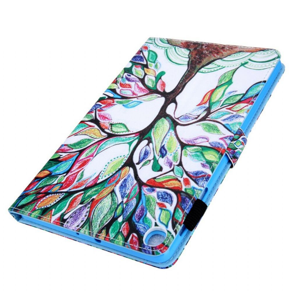 Folio-hoesje voor Samsung Galaxy Tab A7 Lite Veelkleurige Boom