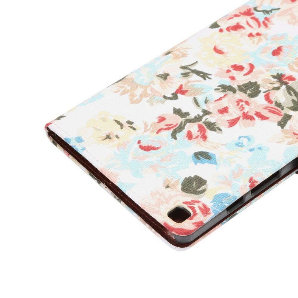 Folio-hoesje voor Samsung Galaxy Tab A7 Lite Vrijheidsbloemen