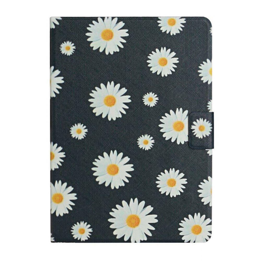 Leren Hoesje voor Samsung Galaxy Tab A7 Lite Bloemen Bloemen Bloemen