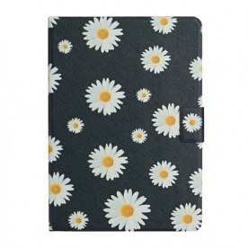 Leren Hoesje voor Samsung Galaxy Tab A7 Lite Bloemen Bloemen Bloemen