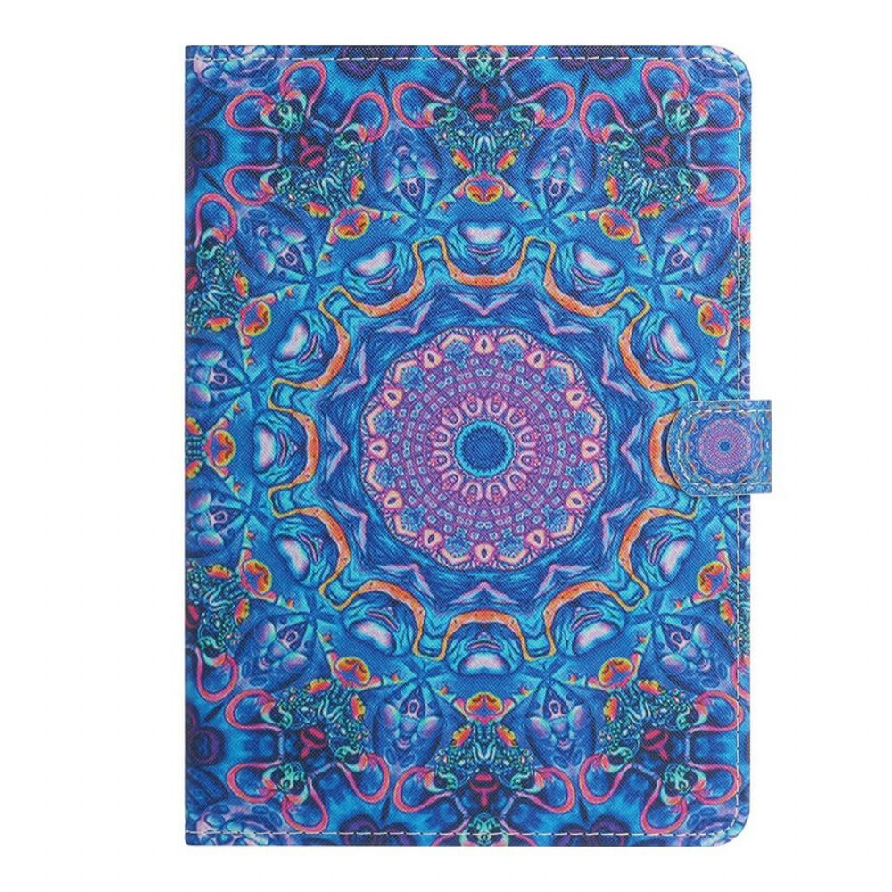 Leren Hoesje voor Samsung Galaxy Tab A7 Lite Mandala Kunst Serie