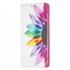 Bescherming Hoesje voor Samsung Galaxy A53 5G Folio-hoesje Aquarel Bloem