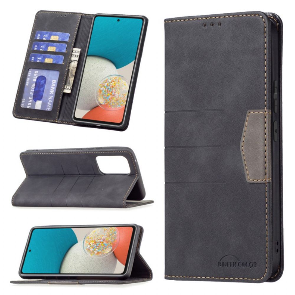 Bescherming Hoesje voor Samsung Galaxy A53 5G Folio-hoesje Binfen-kleur