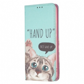 Bescherming Hoesje voor Samsung Galaxy A53 5G Folio-hoesje Hand Omhoog