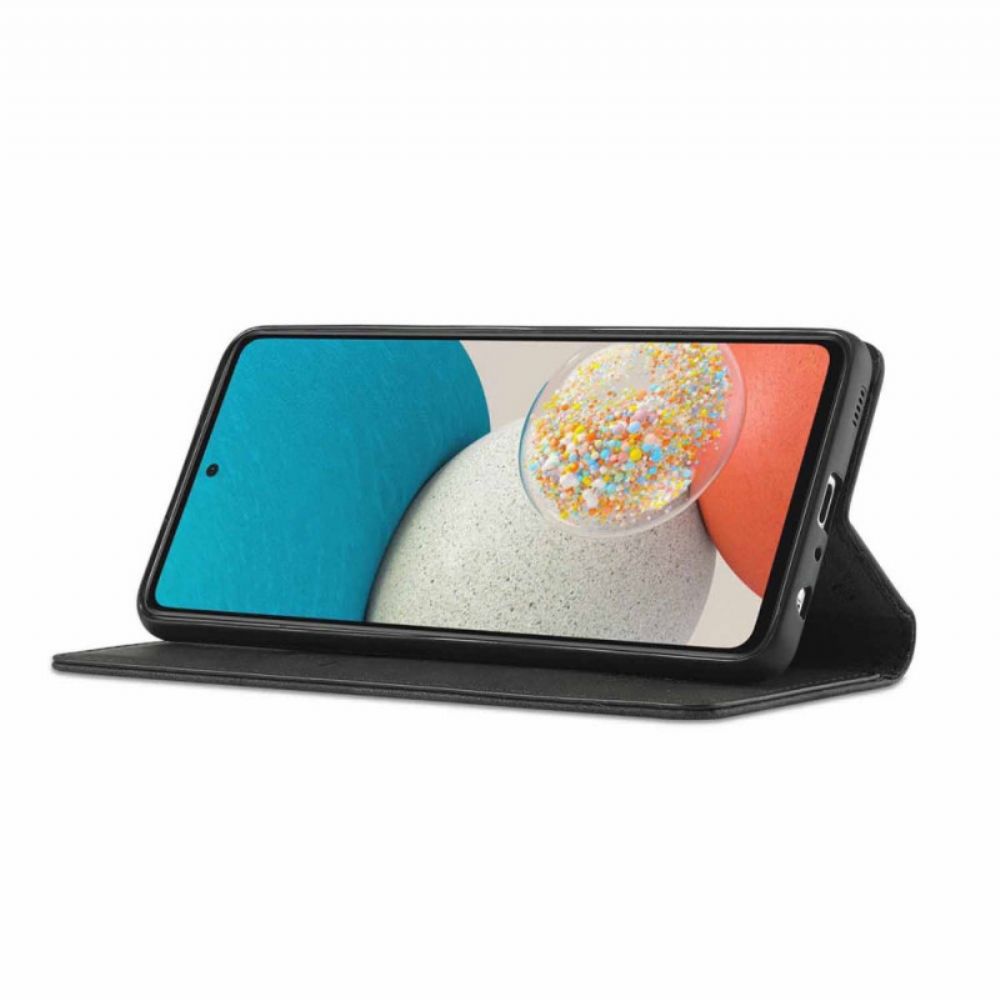 Bescherming Hoesje voor Samsung Galaxy A53 5G Folio-hoesje Lc.imeeke Leereffect