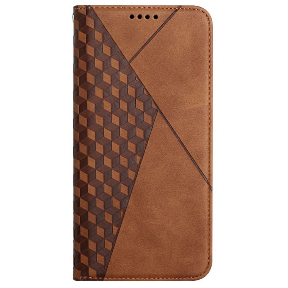 Bescherming Hoesje voor Samsung Galaxy A53 5G Folio-hoesje Lederen Stijl 3d Patroon