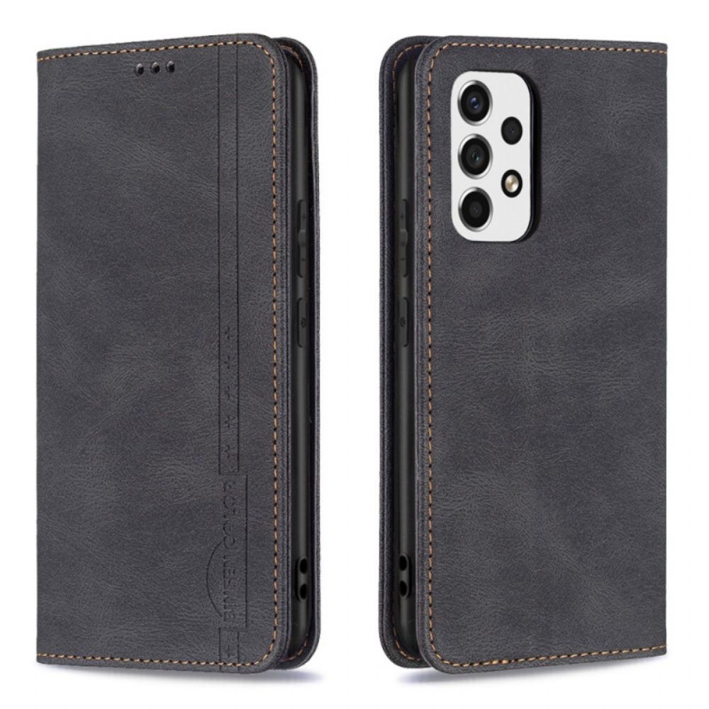 Bescherming Hoesje voor Samsung Galaxy A53 5G Folio-hoesje Rfid Couture Binfen-kleur