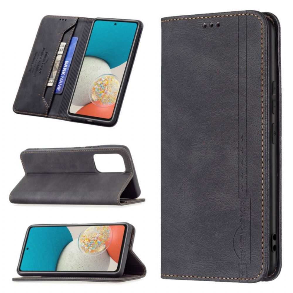 Bescherming Hoesje voor Samsung Galaxy A53 5G Folio-hoesje Rfid Couture Binfen-kleur