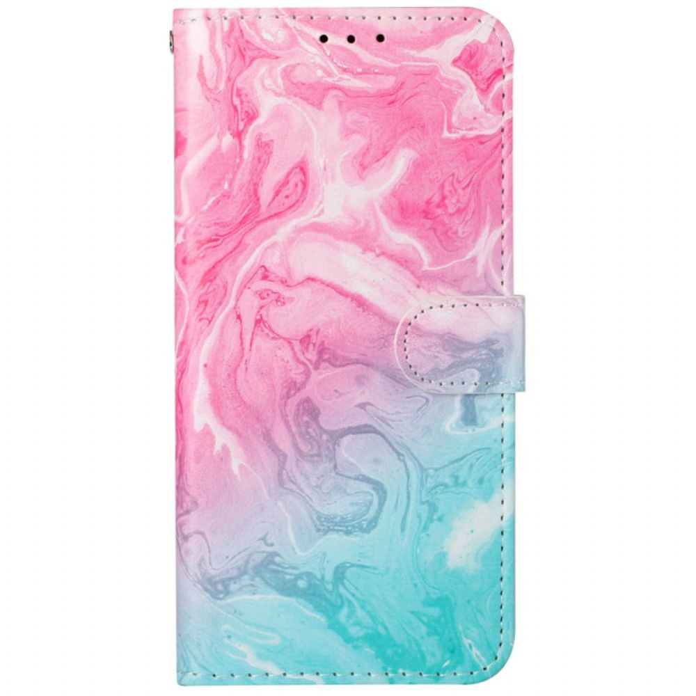 Flip Case voor Samsung Galaxy A53 5G De Marmeren Stijl