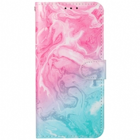 Flip Case voor Samsung Galaxy A53 5G De Marmeren Stijl