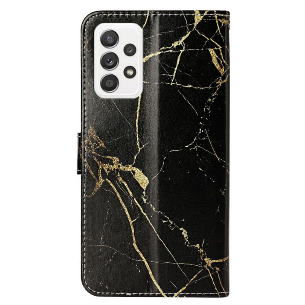 Flip Case voor Samsung Galaxy A53 5G De Marmeren Stijl