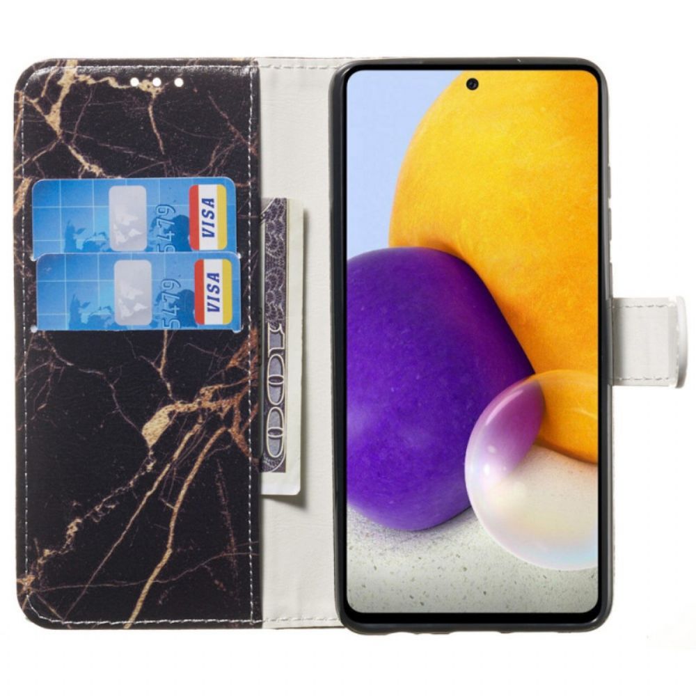 Flip Case voor Samsung Galaxy A53 5G De Marmeren Stijl