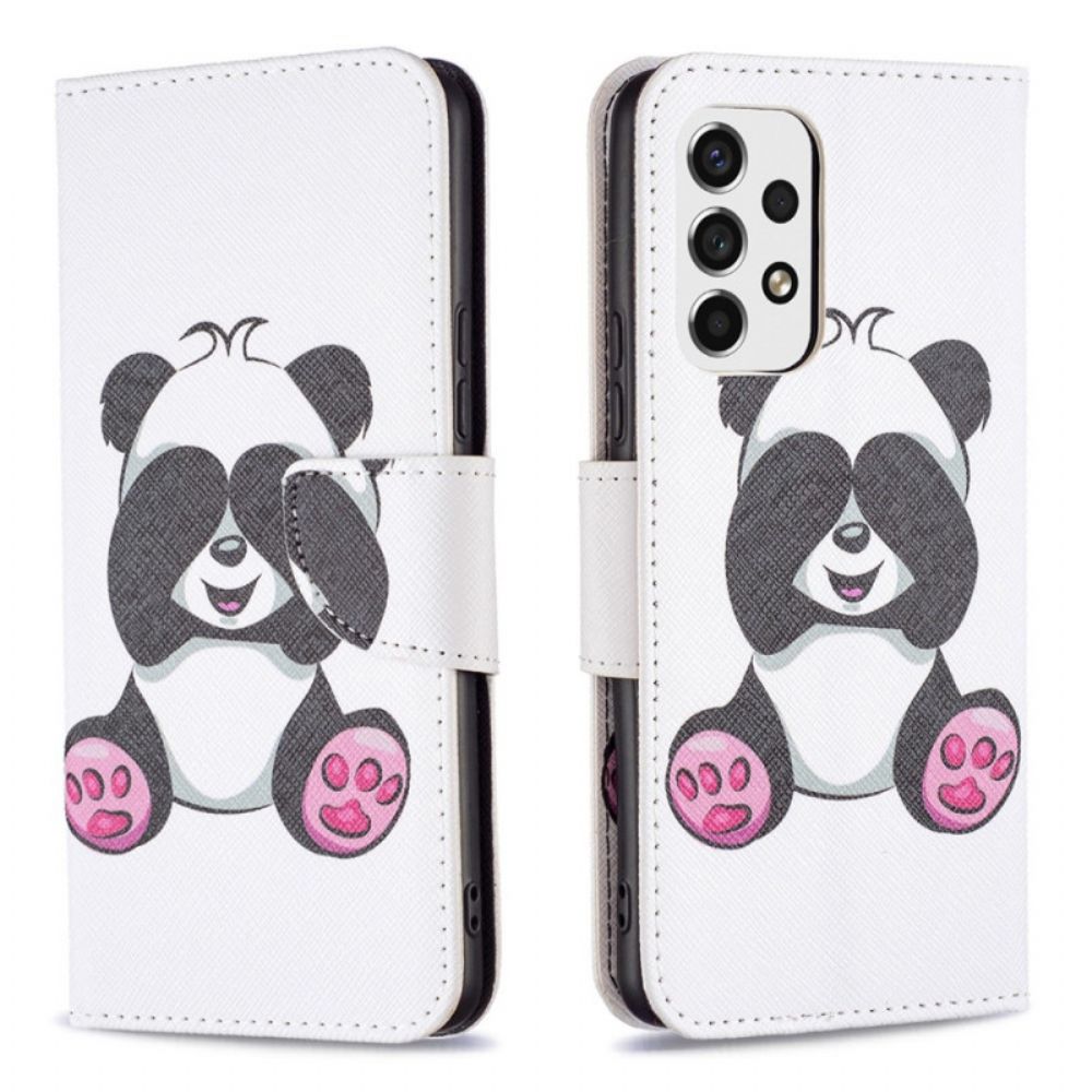 Folio-hoesje voor Samsung Galaxy A53 5G Pandaplezier