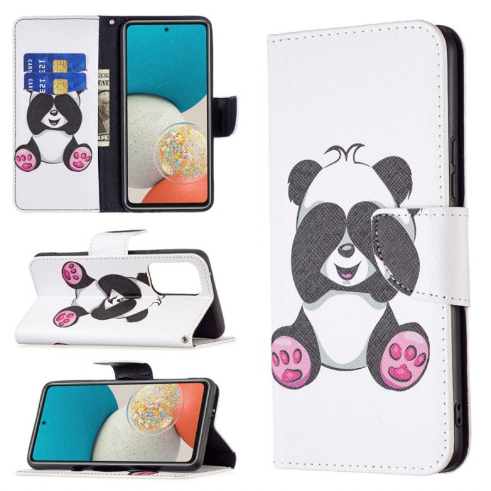 Folio-hoesje voor Samsung Galaxy A53 5G Pandaplezier