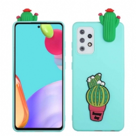 Hoesje voor Samsung Galaxy A53 5G Cactus Waanzin 3d