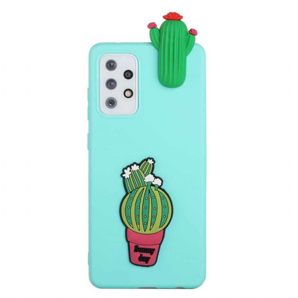 Hoesje voor Samsung Galaxy A53 5G Cactus Waanzin 3d