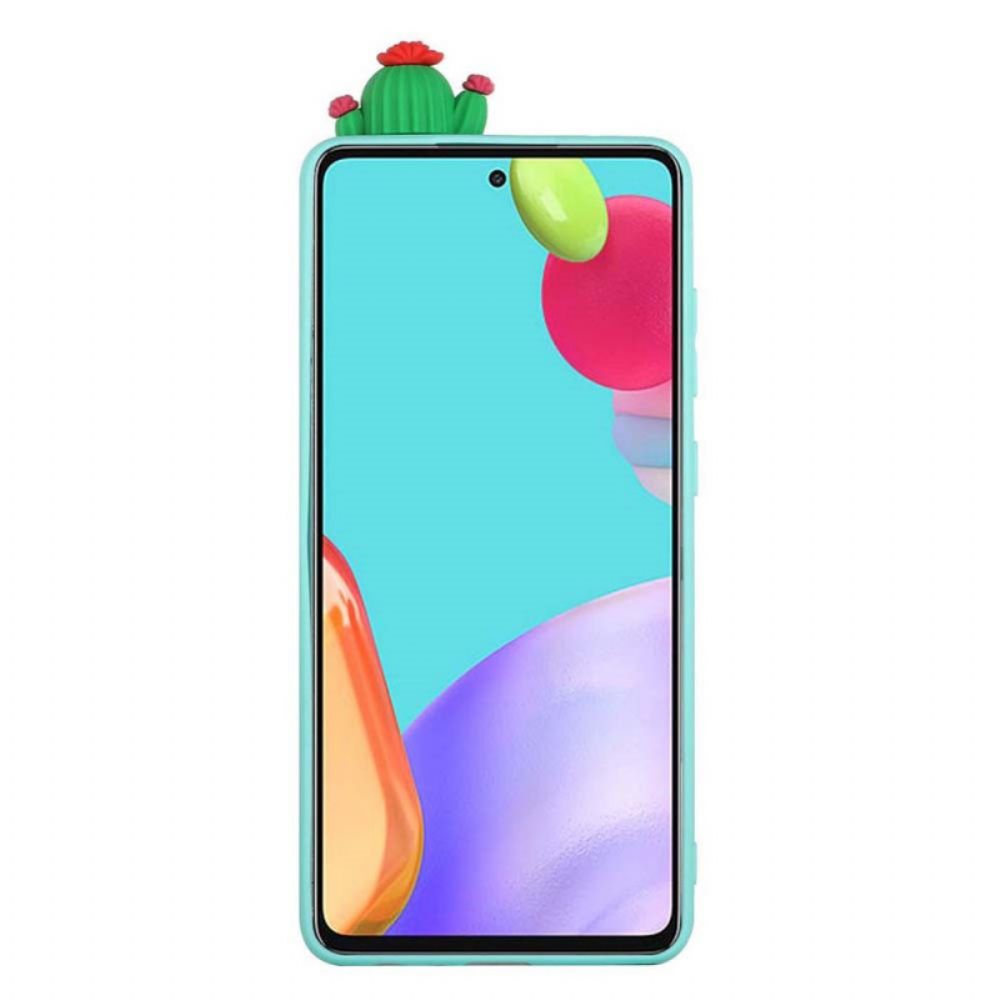 Hoesje voor Samsung Galaxy A53 5G Cactus Waanzin 3d