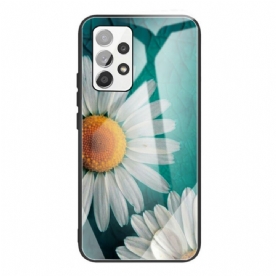 Hoesje voor Samsung Galaxy A53 5G Daisy Gehard Glas