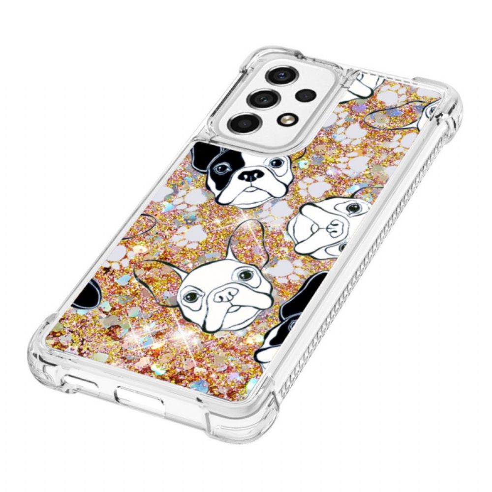 Hoesje voor Samsung Galaxy A53 5G Meneer Glitterhond