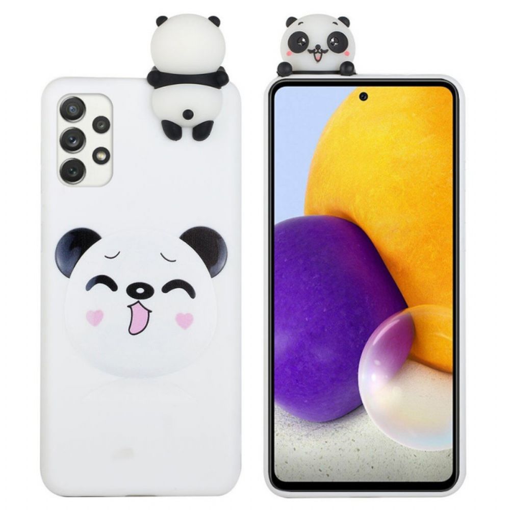 Hoesje voor Samsung Galaxy A53 5G Panda Plezier 3d