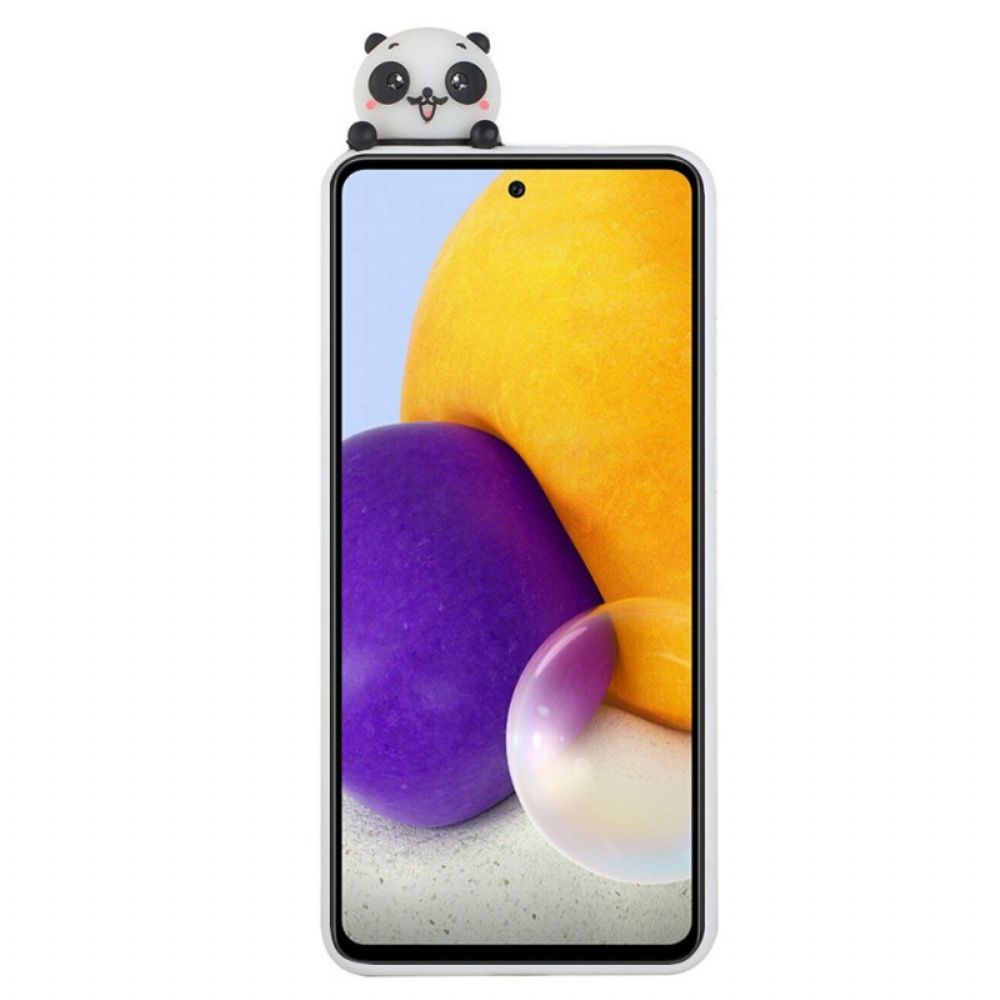 Hoesje voor Samsung Galaxy A53 5G Panda Plezier 3d