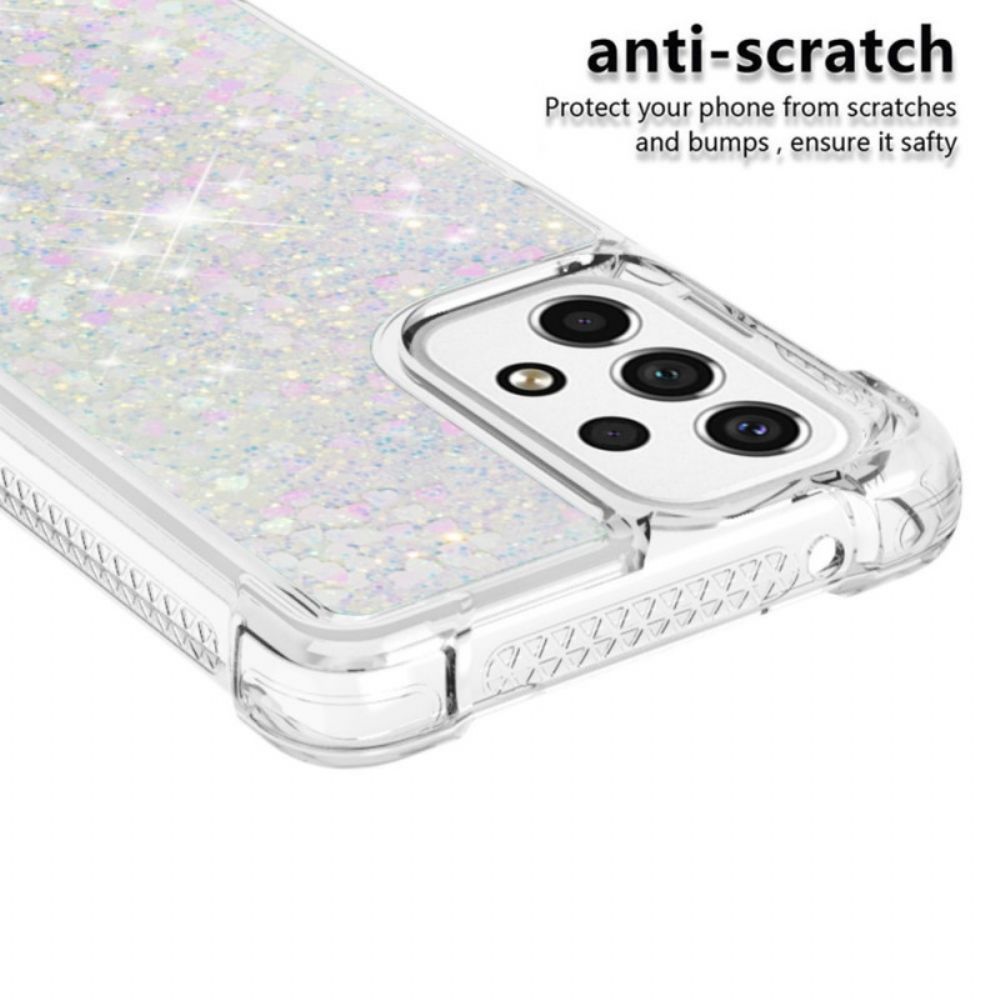 Hoesje voor Samsung Galaxy A53 5G Verlangen Glitter