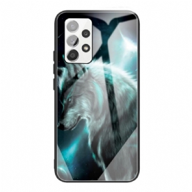 Telefoonhoesje voor Samsung Galaxy A53 5G Wolf Van Gehard Glas