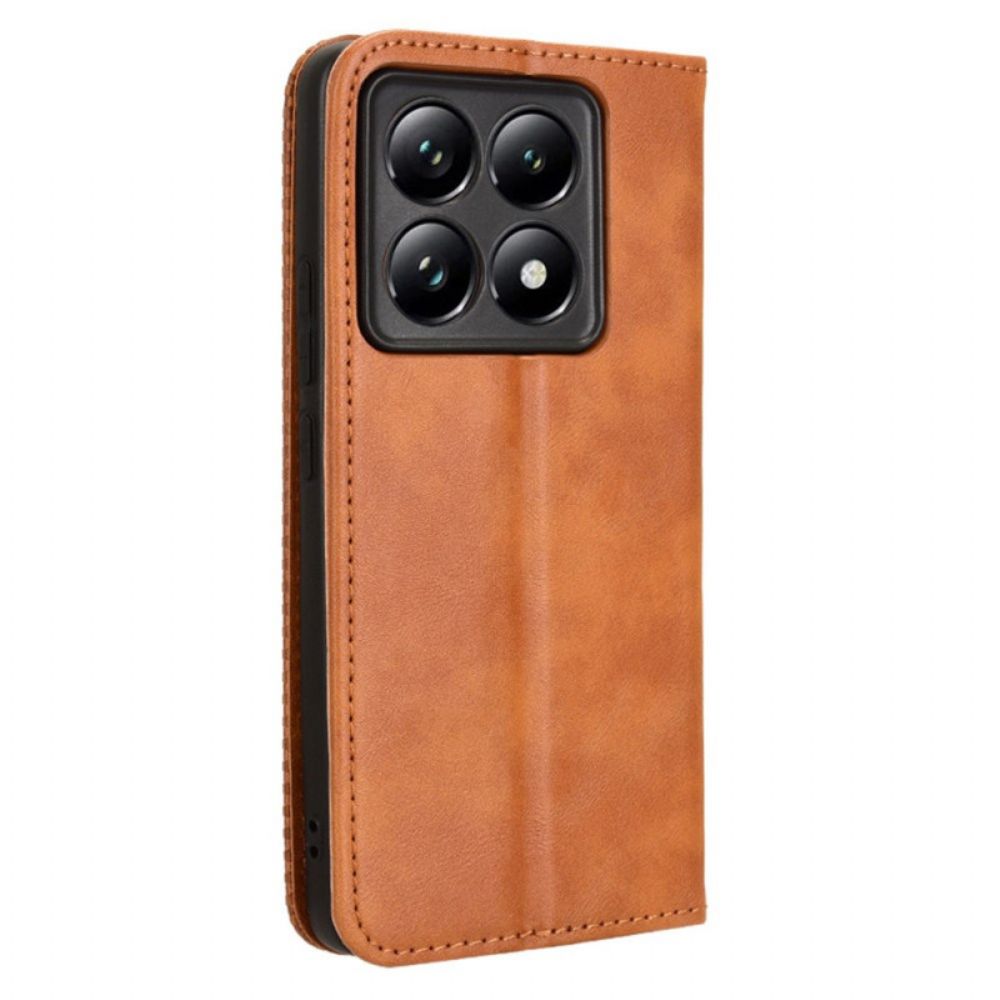 Folio-hoesje Xiaomi 14t Pro Vintage Fries Bescherming Hoesje