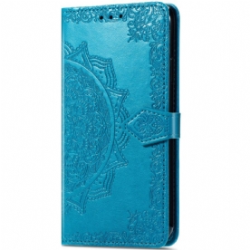 Leren Hoesje Voor Xiaomi 14t Pro Barokke Mandala