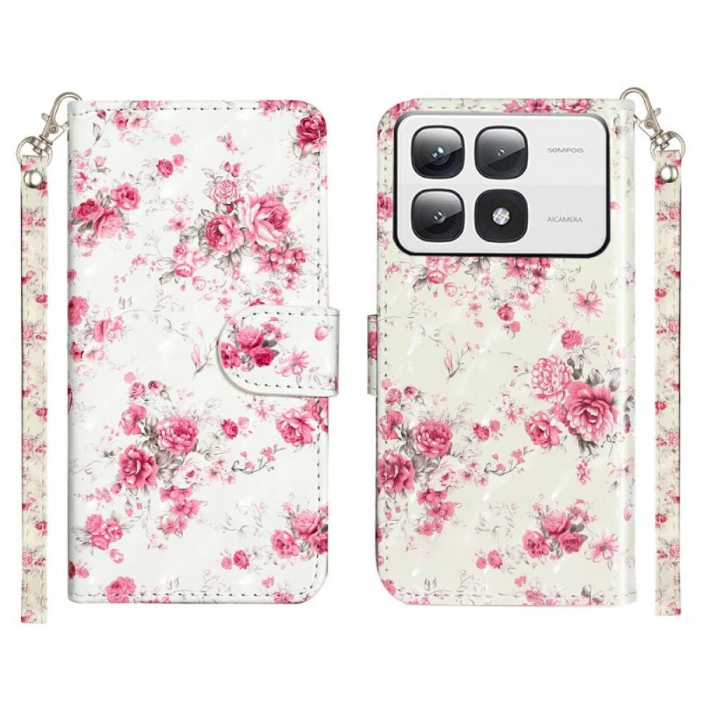 Leren Hoesje Xiaomi 14t Pro Bandrozen Bescherming Hoesje