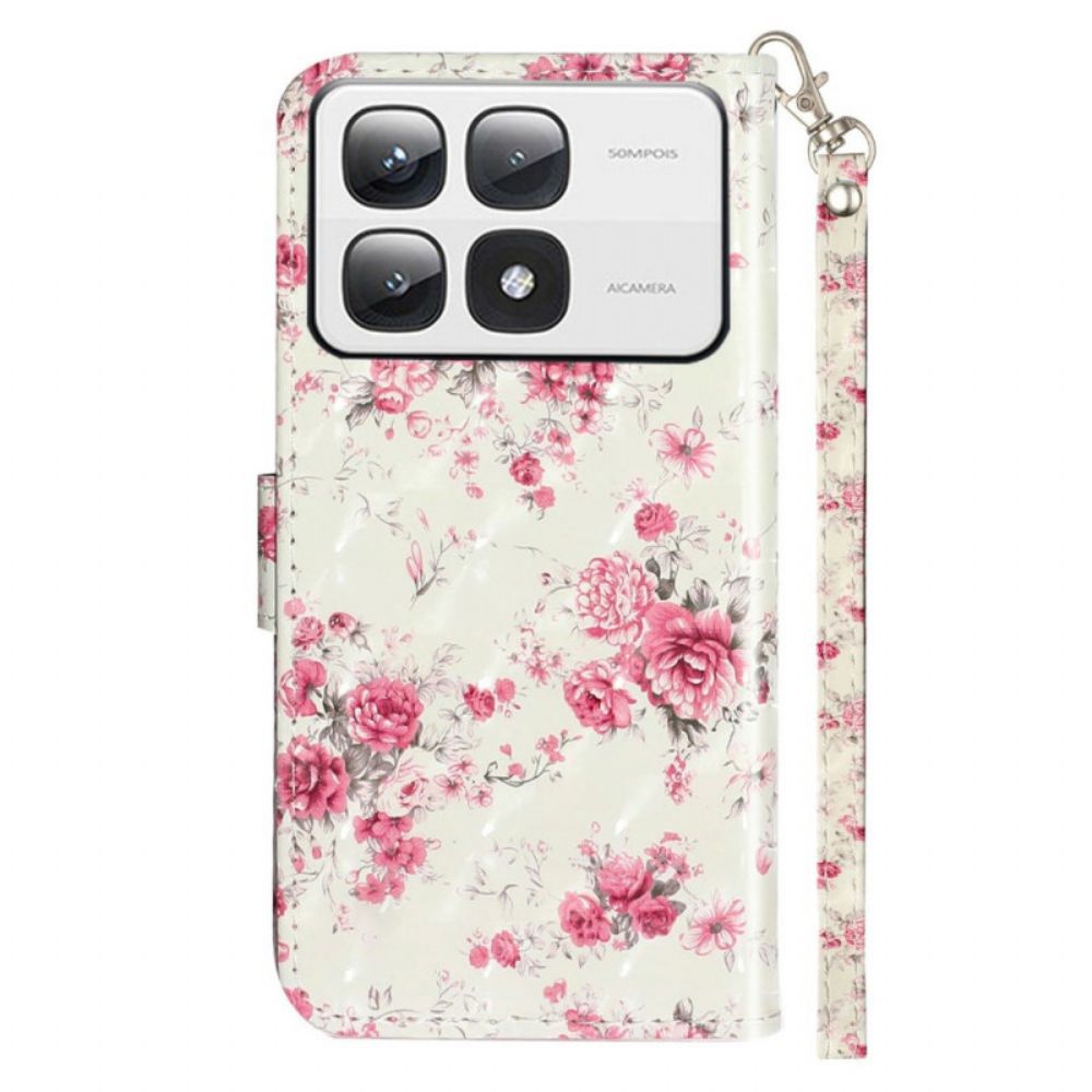 Leren Hoesje Xiaomi 14t Pro Bandrozen Bescherming Hoesje