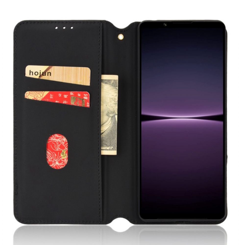 Bescherming Hoesje voor Sony Xperia 1 IV Folio-hoesje 3d-kubussen