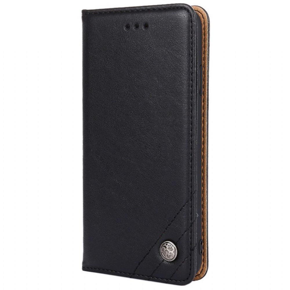 Bescherming Hoesje voor Sony Xperia 1 IV Folio-hoesje Decoratieve Klinknagel