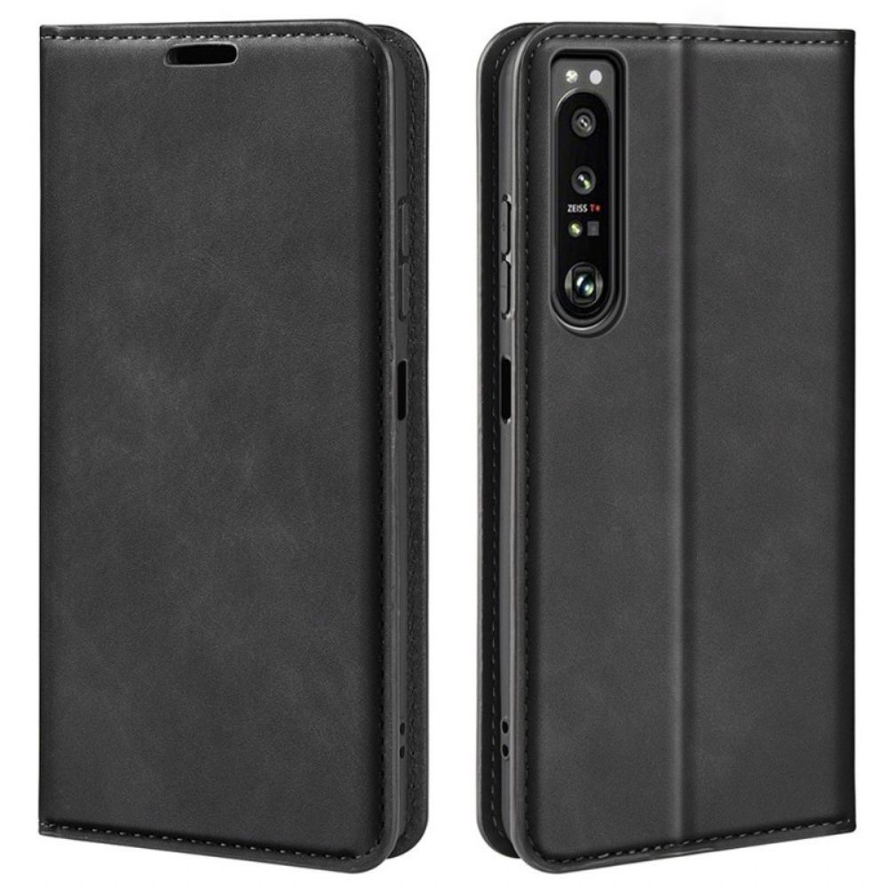 Bescherming Hoesje voor Sony Xperia 1 IV Folio-hoesje Zachtheid