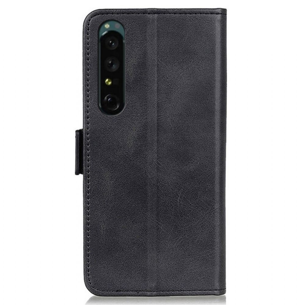 Flip Case voor Sony Xperia 1 IV Dubbele Sluiting