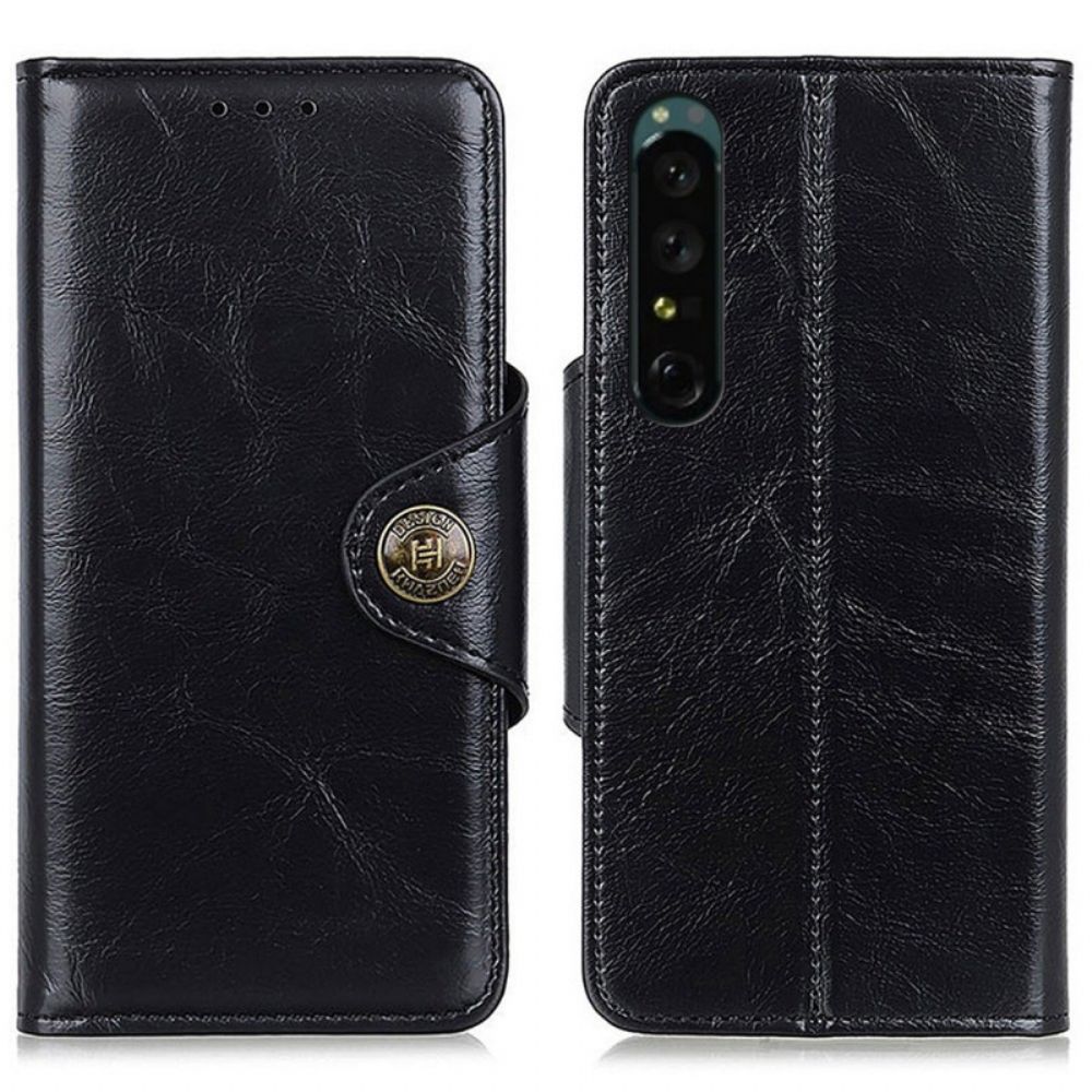 Flip Case voor Sony Xperia 1 IV Knoopsluiting