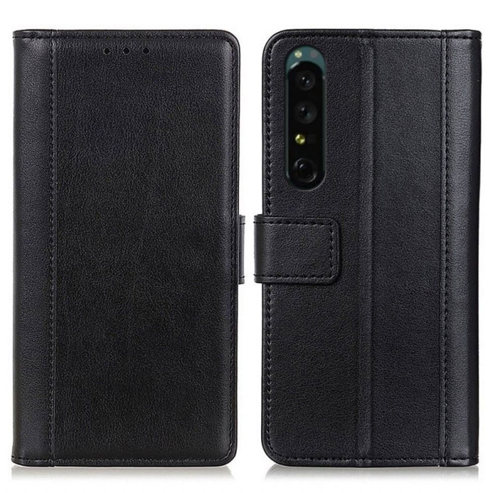 Flip Case voor Sony Xperia 1 IV Leerstijl