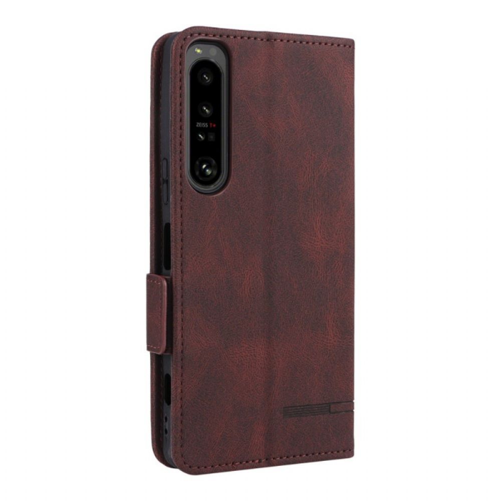 Flip Case voor Sony Xperia 1 IV Luxe Fijnheid