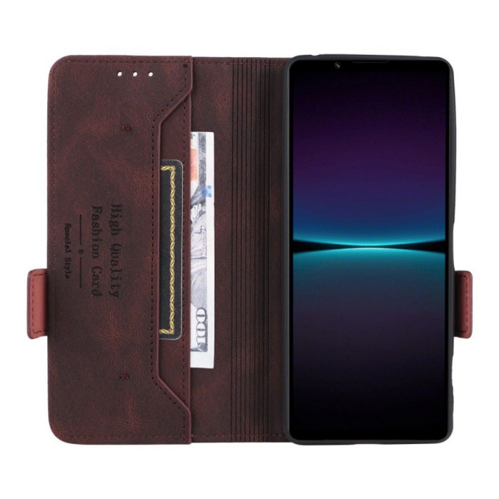 Flip Case voor Sony Xperia 1 IV Luxe Fijnheid