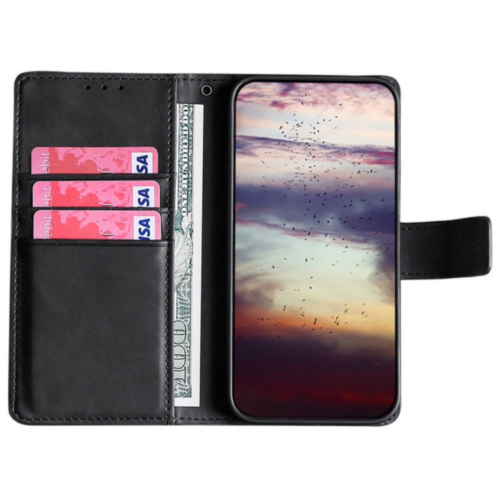 Folio-hoesje voor Sony Xperia 1 IV Krokodillenstijl