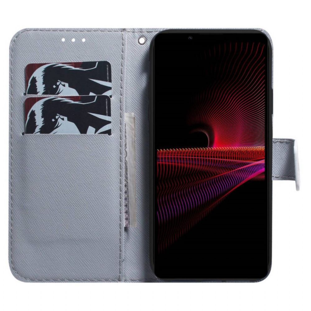 Folio-hoesje voor Sony Xperia 1 IV Mopshond