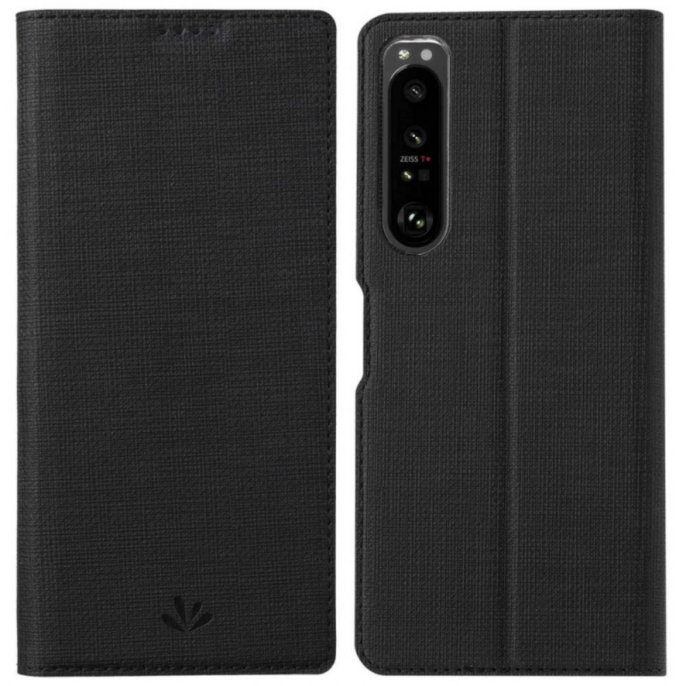 Folio-hoesje voor Sony Xperia 1 IV Vili Stof Textuur