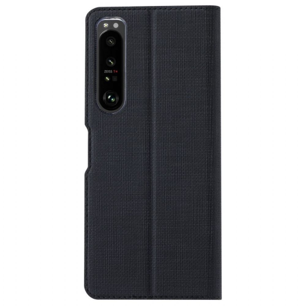 Folio-hoesje voor Sony Xperia 1 IV Vili Stof Textuur