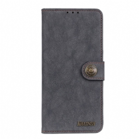 Folio-hoesje voor Sony Xperia 1 IV Vintage Splitleer Khazneh