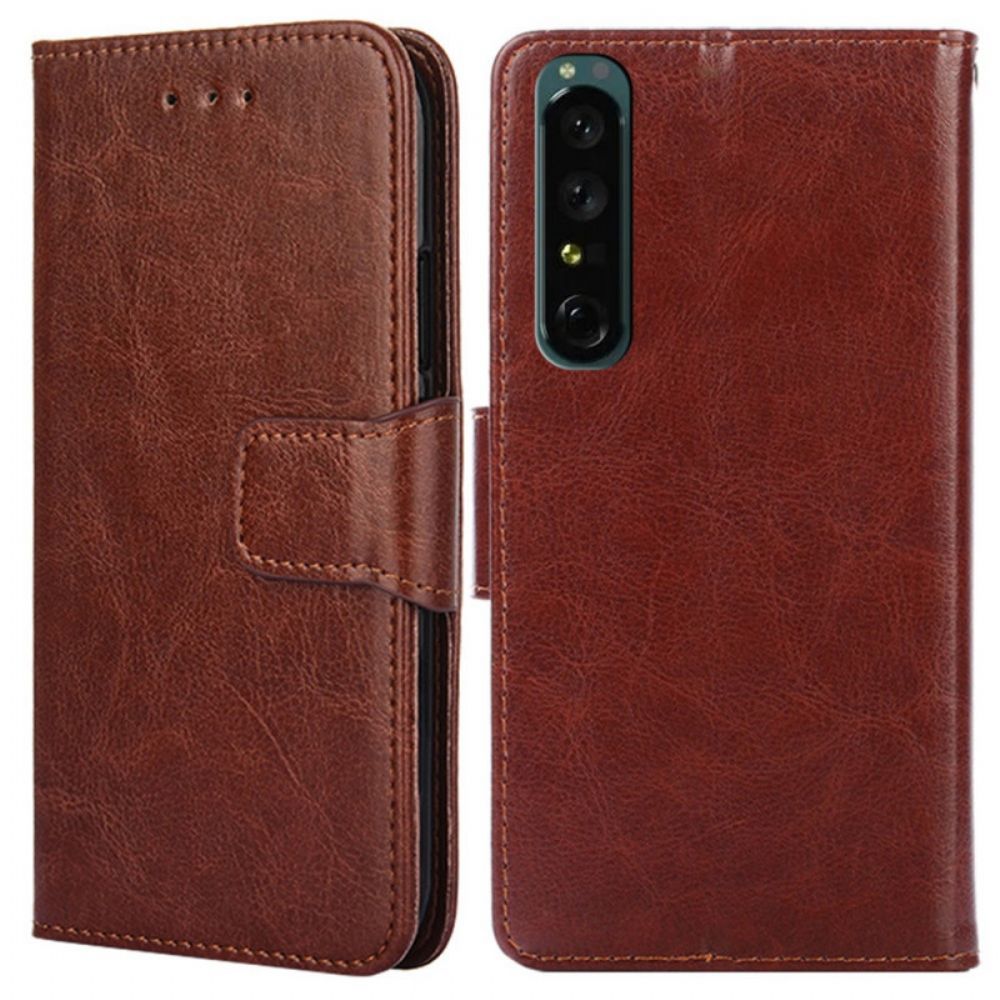 Folio-hoesje voor Sony Xperia 1 IV Vintage Stijl